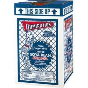 A box of vegetable oil is shown.