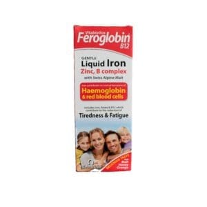 Feroglobin B12 liquid iron supplement box