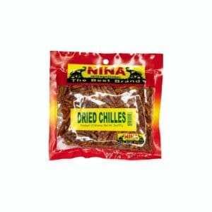 A bag of dried chili is shown.